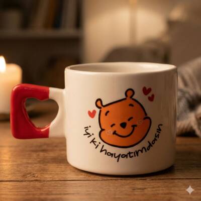 IYI KI HAYATIMDASIN-KALP KUPA - KIRMIZI SAP - 1