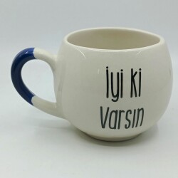 İYİ Kİ VARSIN - BALON KUPA - KOBALT SAP - 