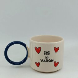 İYİ Kİ VARSIN KALPLER-O KUPA - KOBALT SAP - 