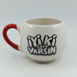 İYİ Kİ VARSIN XOXO-BALON KUPA - KIRMIZI SAP - 