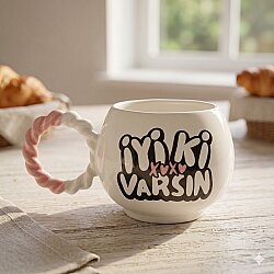 İYİ Kİ VARSIN XOXO-BALONCUK KUPA - PEMBE SAP - 
