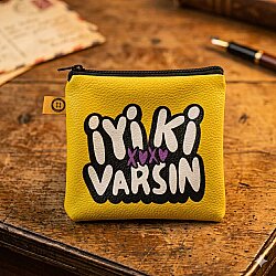İYİ Kİ VARSIN XOXO-BOZUK PARA CÜZDANI - TEKLİ - 