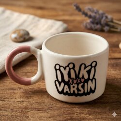 İYİ Kİ VARSIN XOXO-DÜĞÜM KUPA - PEMBE SAP - 