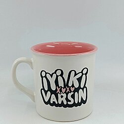 İYİ Kİ VARSIN XOXO-İDA KUPA - TRANSPARAN SAP TRANSPARAN GÖVDE PEMBE İÇ - 