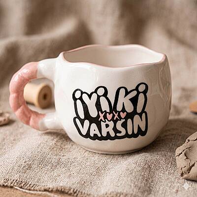 İYİ Kİ VARSIN XOXO-NİVA KUPA - PEMBE SAP PEMBE TURNET - 1