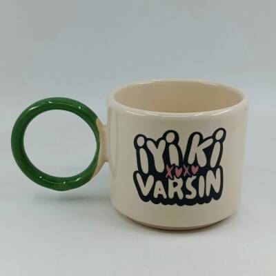 İYİ Kİ VARSIN XOXO-O KUPA - YEŞİL SAP - 1