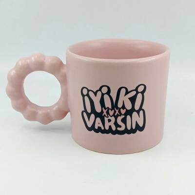 İYİ Kİ VARSIN XOXO-PRENSES KUPA - PEMBE GÖVDE PEMBE SAP - 1