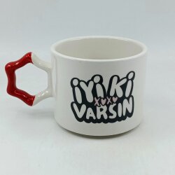 İYİ Kİ VARSIN XOXO-YILDIZ KUPA - KIRMIZI SAP - 