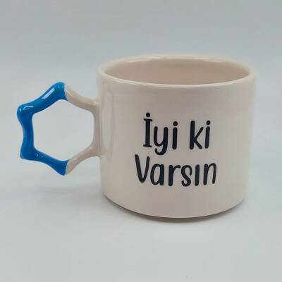 İYİ Kİ VARSIN - YILDIZ KUPA - AÇIK MAVİ SAP - 1