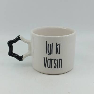 İYİ Kİ VARSIN - YILDIZ KUPA - SİYAH SAP - 1
