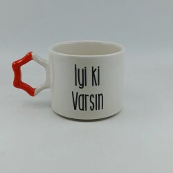 İYİ Kİ VARSIN - YILDIZ KUPA - TURUNCU SAP - 