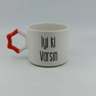 İYİ Kİ VARSIN - YILDIZ KUPA - TURUNCU SAP - 1