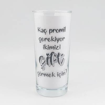 KAÇ PROMİL GEREKİYOR-RAKI BARDAĞI - ŞEFFAF - 1