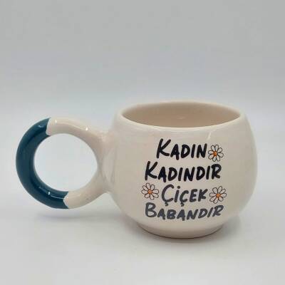 KADIN KADINDIR ÇİÇEK BABAN - BALONCUK KUPA - YEŞİL SAP - 1