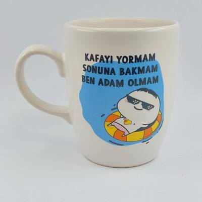 KAFAYI YORMAM SONUNA BAKMAM - OVAL KUPA - TRANSPARAN SAP - 1