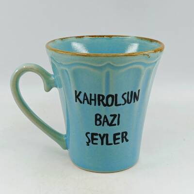 KAHROLSUN BAZI ŞEYLER-KAMPANYALI KUPA - UZUN MAVİ - 1