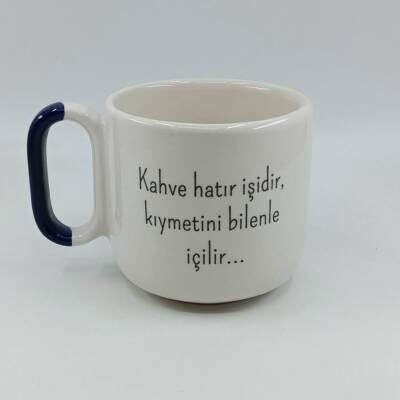 KAHVE HATIR İŞİDİR - ARYA ÇAY FİNCANI - KOBALT SAP - 1