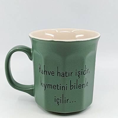KAHVE HATIR İŞİDİR-PETEK KUPA - RENKLİ - 1