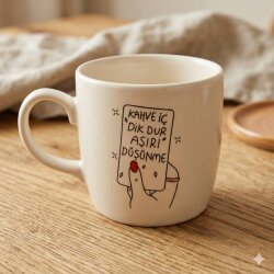 KAHVE İÇ DİK DUR-BODUR KUPA - TRANSPARAN - 