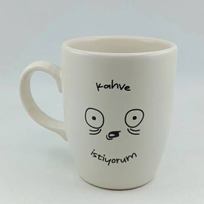 KAHVE İSTİYORUM-OVAL KUPA - TRANSPARAN SAP - 1