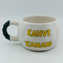 KAHVE ZAMANI-TONTİK KUPA - YEŞİL SAP - 