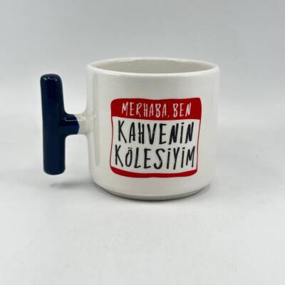 KAHVENİN KÖLESİYİM-T KUPA - KOBALT SAP - 1