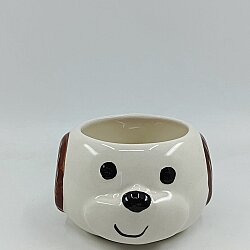 KAHVERENGİ KULAK KÖPEKÇİK - 3D-3D KÖPEK KUPA - 3D - 