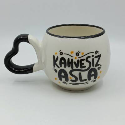 KAHVESİZ ASLA-AMOUR KUPA - SİYAH SAP SİYAH TURNET - 1