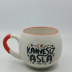 KAHVESİZ ASLA-BALON KUPA - TURUNCU SAP TURUNCU TURNET - 