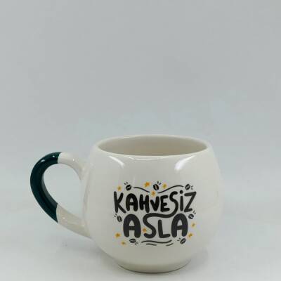 KAHVESİZ ASLA-BALON KUPA - YEŞİL SAP - 1
