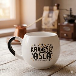KAHVESİZ ASLA-BALON KUPA - YEŞİL SAP - 
