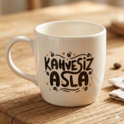 KAHVESİZ ASLA-BODUR KUPA - TRANSPARAN - 