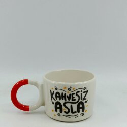 KAHVESİZ ASLA-DÜĞÜM KUPA - TURUNCU SAP - 