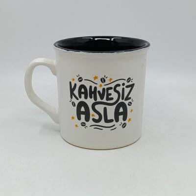 KAHVESİZ ASLA-İDA KUPA - TRANSPARAN SAP TRANSPARAN GÖVDE SİYAH İÇ - 1