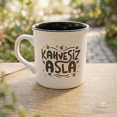 KAHVESİZ ASLA-İDA KUPA - TRANSPARAN SAP TRANSPARAN GÖVDE SİYAH İÇ - 1