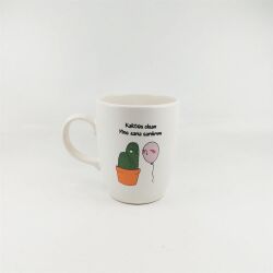 KAKTÜS OLSAM YİNE SANA - OVAL KUPA - TRANSPARAN SAP - 