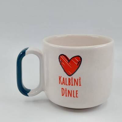 KALBİNİ DİNLE-ARYA ÇAY FİNCANI - YEŞİL SAP - 1