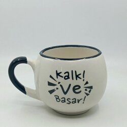 KALK VE BAŞAR-BALON KUPA - SİYAH SAP SİYAH TURNET - 