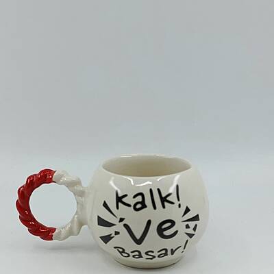 KALK VE BAŞAR-BALONCUK KUPA - KIRMIZI SAP - 1