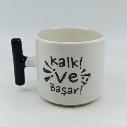 KALK VE BAŞAR-T KUPA - SİYAH SAP - 