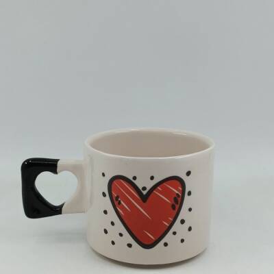 KALP BENEKLİ-KALP KUPA - SİYAH SAP - 1