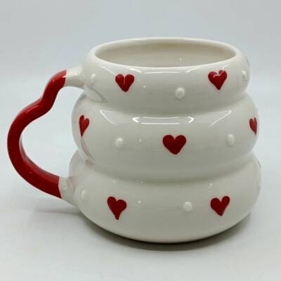 KALP BEYAZ BENEK - 3D-KOVAN KUPA - 3D - 1