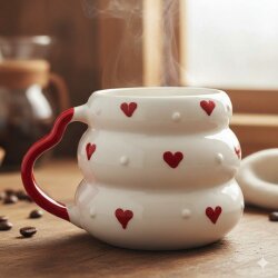 KALP BEYAZ BENEK - 3D-KOVAN KUPA - 3D - 