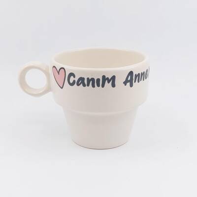 KALP CANIM ANNEM & CANIM KIZIM KURDELE-İKİLİ ESPRESSO BARDAĞI - TRANSPARAN - 3