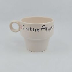 KALP CANIM ANNEM & KALP CANIM BABAM-İKİLİ ESPRESSO BARDAĞI - TRANSPARAN - 3