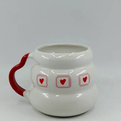 KALP KUTUCUK-KOVAN KUPA - KIRMIZI SAP - 1