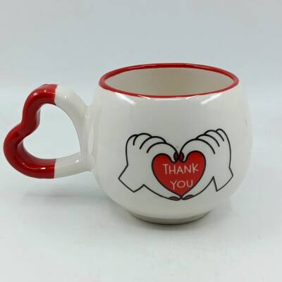 KALP-THANK YOU-AMOUR KUPA - KIRMIZI SAP KIRMIZI TURNET - 1