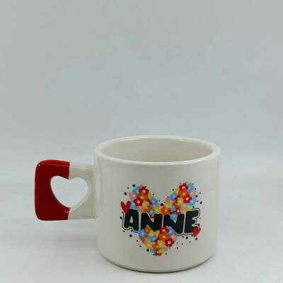 KALPLER ÇİÇEKLER ANNE-KALP KUPA - KIRMIZI SAP - 1