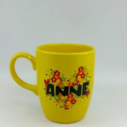 KALPLER ÇİÇEKLER ANNE-OVAL KUPA - SARI SAP SARI GÖVDE SARI İÇ - 