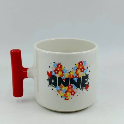 KALPLER ÇİÇEKLER ANNE-T KUPA - KIRMIZI SAP - 1